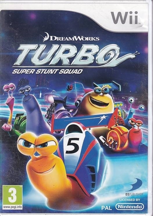 Dreamworks Turbo Super Stunt Squad - Wii (B Grade) (Genbrug)